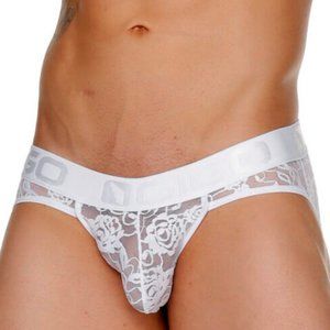 GIGO F-MALE WHITE BRIEF JOCKSTRAP